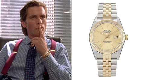 patrick bateman rolex